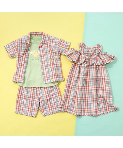 apres les cours(アプレレクール)の「PVC 3柄モチーフTシャツ(Tシャツ/カットソー・キッズ・ミント/ラベンダー/キナリ・80/90/100/110/120/130/140)」の8枚目の写真