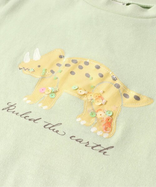 apres les cours(アプレレクール)の「PVC 3柄モチーフTシャツ(Tシャツ/カットソー・キッズ・ミント/ラベンダー/キナリ・80/90/100/110/120/130/140)」の11枚目の写真