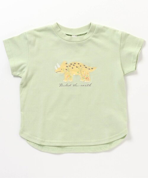 apres les cours(アプレレクール)の「PVC 3柄モチーフTシャツ(Tシャツ/カットソー・キッズ・ミント/ラベンダー/キナリ・80/90/100/110/120/130/140)」の13枚目の写真