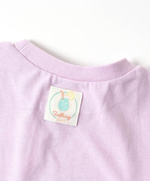 apres les cours(アプレレクール)の「PVC 3柄モチーフTシャツ(Tシャツ/カットソー・キッズ・ミント/ラベンダー/キナリ・80/90/100/110/120/130/140)」の18枚目の写真