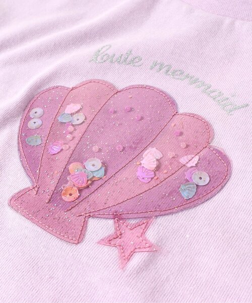 apres les cours(アプレレクール)の「PVC 3柄モチーフTシャツ(Tシャツ/カットソー・キッズ・ミント/ラベンダー/キナリ・80/90/100/110/120/130/140)」の19枚目の写真