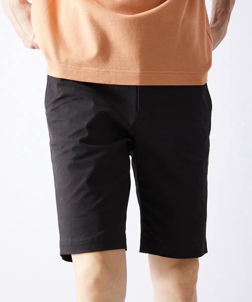 417 EDIFICE（フォーワンセブンエディフィス）の「【ZOZO限定】 スリムストレッチチノショーツ（チノパンツ・メンズ・ブラック/カーキ/ベージュ/ネイビー・S/M/L/XL/XXL）」の2枚目の写真