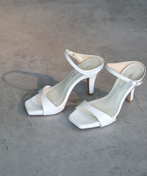 Shoe Fantasy（シューファンタジー）の「スクエアトゥ ハイヒールミュール【日本製】（サンダル）」
