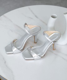 Shoe Fantasy（シューファンタジー）の「スクエアトゥ ハイヒールミュール【日本製】（サンダル）」