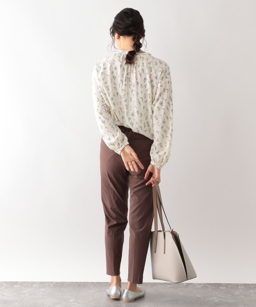 GLOBAL WORK（グローバルワーク）の「さらさらリラックスプリントブラウス/906639（シャツ/ブラウス・レディース・ホワイト系その他/ストライプ/ドット/チェック/ホワイト系その他2/ホワイト系その他3・SMALL/MEDIUM/LARGE）」の14枚目の写真