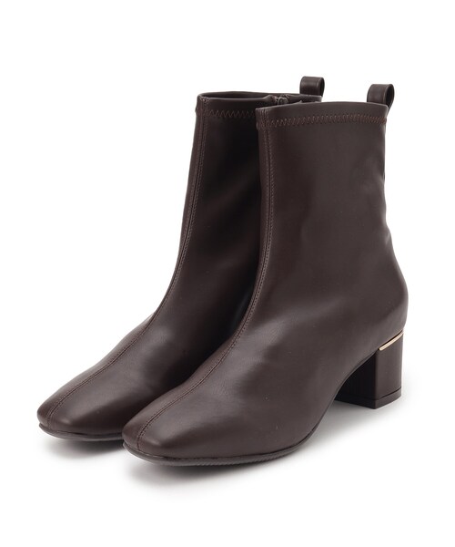 grove（グローブ）の「◆晴れの日でも雨の日でも使える嬉しいストレッチブーツ【人間工学】（ブーツ・レディース・ブラック/オフホワイト/グレー/ダークブラウン系7/ライトグレー系7・30/35/45）」の5枚目の写真