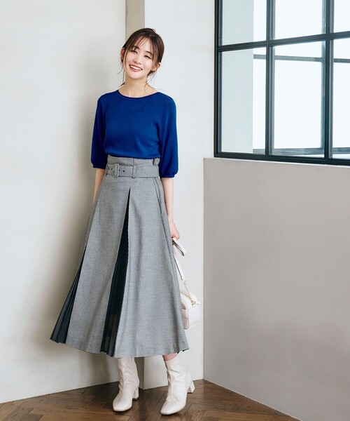 grove（グローブ）の「◆晴れの日でも雨の日でも使える嬉しいストレッチブーツ【人間工学】（ブーツ・レディース・ブラック/オフホワイト/グレー/ダークブラウン系7/ライトグレー系7・30/35/45）」の15枚目の写真