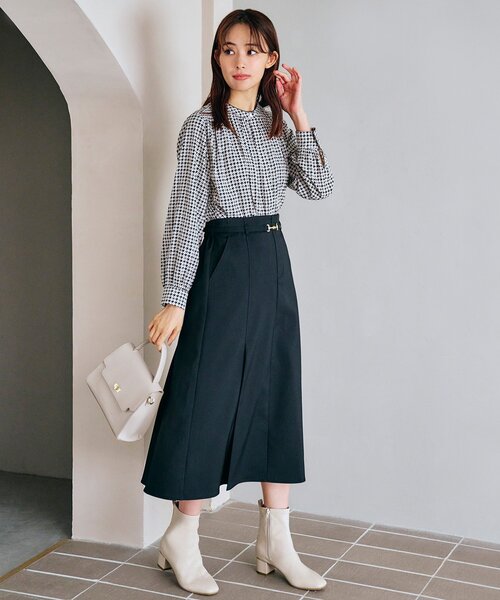 grove（グローブ）の「◆晴れの日でも雨の日でも使える嬉しいストレッチブーツ【人間工学】（ブーツ・レディース・ブラック/オフホワイト/グレー/ダークブラウン系7/ライトグレー系7・30/35/45）」の16枚目の写真