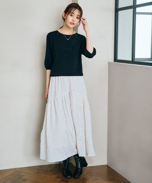 grove（グローブ）の「◆晴れの日でも雨の日でも使える嬉しいストレッチブーツ【人間工学】（ブーツ・レディース・ブラック/オフホワイト/グレー/ダークブラウン系7/ライトグレー系7・30/35/45）」の18枚目の写真