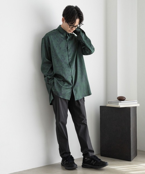 LOWRYS FARM(ローリーズファーム)の「サテンSTフラワーシャツ 971679(シャツ/ブラウス・メンズ・グレー/グリーン・MEDIUM/LARGE)」の13枚目の写真