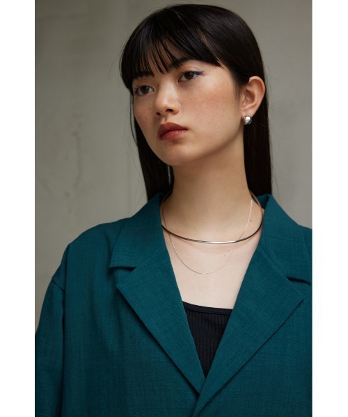 AZUL by moussy（アズールバイマウジー）の「チェーンコンビメタルネックカフ（ネックレス・レディース・シルバー/ゴールド系その他・FREE）」の7枚目の写真