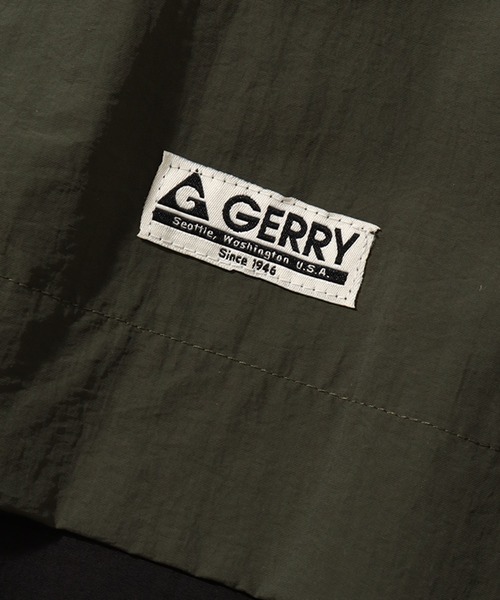 GERRY（ジェリー）の「【GERRY/ジェリー】 ピス付き 切替 フーデッドナイロンジャケット（ナイロンジャケット・メンズ・ブラック/カーキ/ベージュ・LL/L/M）」の17枚目の写真