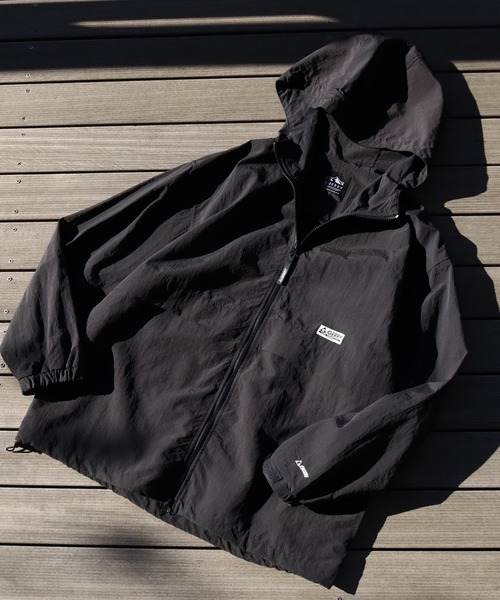 GERRY（ジェリー）の「【GERRY/ジェリー】 ピス付き 切替 フーデッドナイロンジャケット（ナイロンジャケット・メンズ・ブラック/カーキ/ベージュ・LL/L/M）」の4枚目の写真