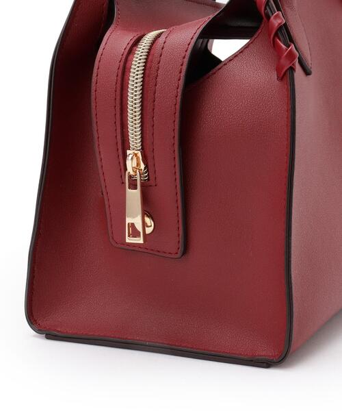 SHOO・LA・RUE（シューラルー）の「◆【2WAY】かがりポイントミニトート（ハンドバッグ・レディース・ベージュ系4/ブラック/ワインレッド・00）」の13枚目の写真