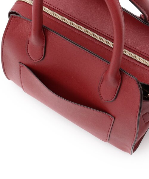 SHOO・LA・RUE（シューラルー）の「◆【2WAY】かがりポイントミニトート（ハンドバッグ・レディース・ベージュ系4/ブラック/ワインレッド・00）」の14枚目の写真