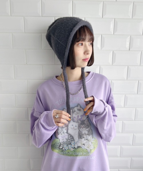 セール】フーディニットキャップ（ニットキャップ/ビーニー）｜Loueme