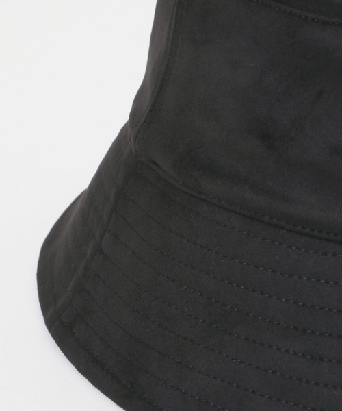 SENSE OF PLACE by URBAN RESEARCH(センスオブプレイスバイアーバンリサーチ)の「フェイクスエードバケットハット(ハット・メンズ・ブラック/アイボリー/ライトカーキ・ONE)」の10枚目の写真