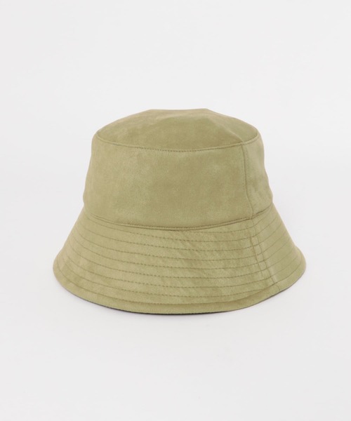 SENSE OF PLACE by URBAN RESEARCH(センスオブプレイスバイアーバンリサーチ)の「フェイクスエードバケットハット(ハット・メンズ・ブラック/アイボリー/ライトカーキ・ONE)」の15枚目の写真