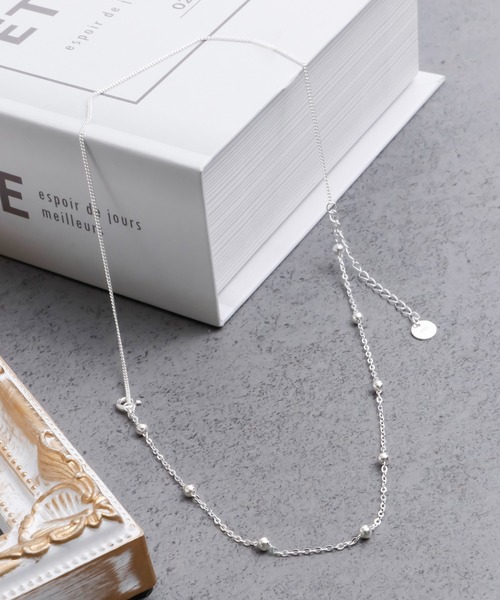 FUNALIVE（ファンアライブ）の「シルバー925　デザインチェーンアンクレット（アンクレット・メンズ・Z/F/D/M/K/V/T/G/X/N/H/C/J/P/Q/Y/L/O/A/R/B/S/E/I/U/W・F）」の4枚目の写真