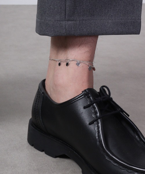 FUNALIVE（ファンアライブ）の「シルバー925　デザインチェーンアンクレット（アンクレット・メンズ・Z/F/D/M/K/V/T/G/X/N/H/C/J/P/Q/Y/L/O/A/R/B/S/E/I/U/W・F）」の6枚目の写真