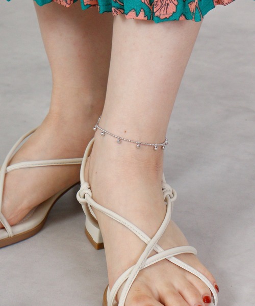 FUNALIVE（ファンアライブ）の「シルバー925　デザインチェーンアンクレット（アンクレット・メンズ・Z/F/D/M/K/V/T/G/X/N/H/C/J/P/Q/Y/L/O/A/R/B/S/E/I/U/W・F）」の7枚目の写真