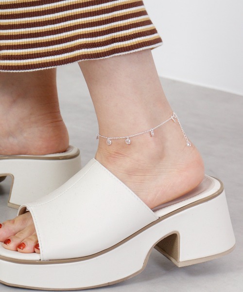 FUNALIVE（ファンアライブ）の「シルバー925　デザインチェーンアンクレット（アンクレット・メンズ・Z/F/D/M/K/V/T/G/X/N/H/C/J/P/Q/Y/L/O/A/R/B/S/E/I/U/W・F）」の11枚目の写真