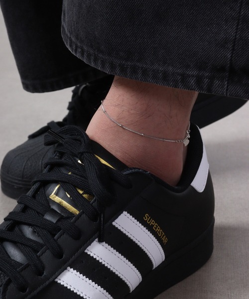 FUNALIVE（ファンアライブ）の「シルバー925　デザインチェーンアンクレット（アンクレット・メンズ・Z/F/D/M/K/V/T/G/X/N/H/C/J/P/Q/Y/L/O/A/R/B/S/E/I/U/W・F）」の17枚目の写真