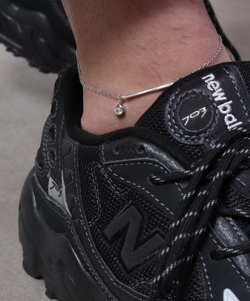 FUNALIVE（ファンアライブ）の「シルバー925　デザインチェーンアンクレット（アンクレット・メンズ・Z/F/D/M/K/V/T/G/X/N/H/C/J/P/Q/Y/L/O/A/R/B/S/E/I/U/W・F）」の19枚目の写真