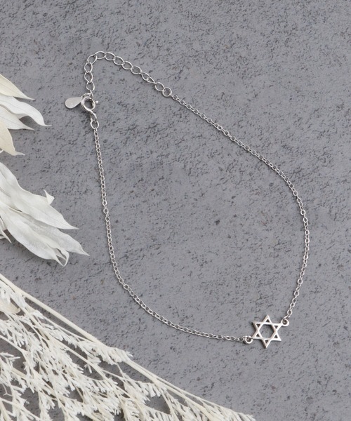 FUNALIVE（ファンアライブ）の「シルバー925　デザインチェーンアンクレット（アンクレット・メンズ・Z/F/D/M/K/V/T/G/X/N/H/C/J/P/Q/Y/L/O/A/R/B/S/E/I/U/W・F）」の21枚目の写真