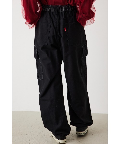 RODEO CROWNS WIDE BOWL（ロデオクラウンズワイドボウル）の「リミックスカーゴパンツ（カーゴパンツ・レディース・カーキ/ブラック・SMALL/MEDIUM）」の14枚目の写真