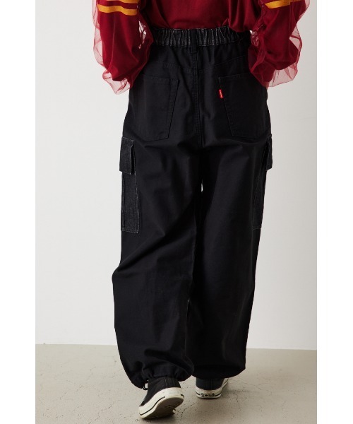 RODEO CROWNS WIDE BOWL（ロデオクラウンズワイドボウル）の「リミックスカーゴパンツ（カーゴパンツ・レディース・カーキ/ブラック・SMALL/MEDIUM）」の15枚目の写真