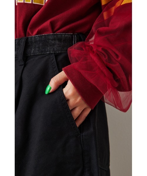 RODEO CROWNS WIDE BOWL（ロデオクラウンズワイドボウル）の「リミックスカーゴパンツ（カーゴパンツ・レディース・カーキ/ブラック・SMALL/MEDIUM）」の18枚目の写真