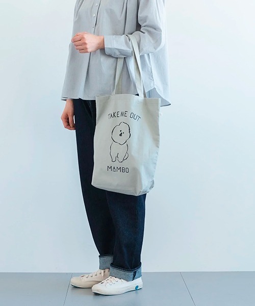 MAMBO(マンボ)の「MAMBO TAKE ME OUTトート(トートバッグ・レディース・イエロー/グレー系・ONE SIZE/ONESIZE)」の3枚目の写真