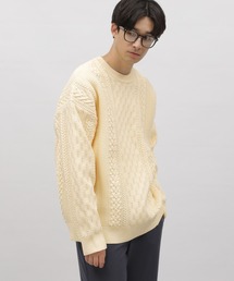 LAKOLE | PEアソートケーブルプルオーバー / 907215(ニット/セーター)