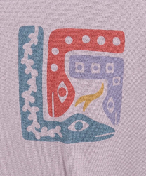 CAMBIO(カンビオ)の「mlt4476- ビッグシルエットロンT(Three Snakes)(Tシャツ/カットソー・メンズ・パープル/グリーン/ホワイト・XL/S/M/L)」の21枚目の写真