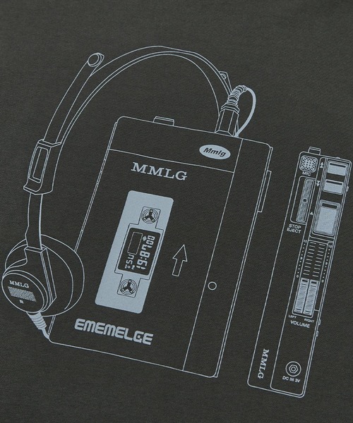 87mm(87mm)の「【UNISEX】Mmlg/WALKMAN ロングスリーブ 2977135(Tシャツ/カットソー・レディース・ライトグレー/ブラック・SMALL/MEDIUM/LARGE)」の21枚目の写真