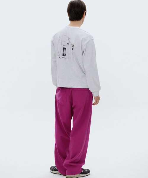 87mm(87mm)の「【UNISEX】Mmlg/WALKMAN ロングスリーブ 2977135(Tシャツ/カットソー・レディース・ライトグレー/ブラック・SMALL/MEDIUM/LARGE)」の20枚目の写真