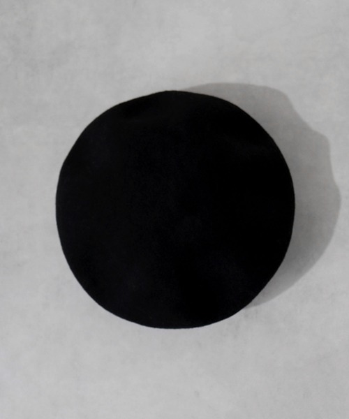 Sense of Grace(センスオブグレース)の「パイピング ウールベレー帽(ハンチング/ベレー帽・メンズ・アッシュ/ブラック/アイボリー/ダークベージュ・FREE)」の7枚目の写真