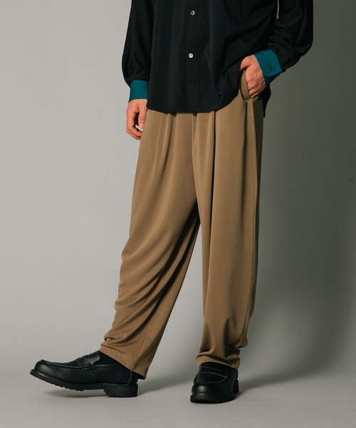 UNIIT(ユニット)の「【UNIIT/ユニット】ポリエステルツイル ワイドバルーンパンツ(その他パンツ・メンズ・チャコールグレー/ベージュ/ブラック・LARGE/MEDIUM)」の19枚目の写真
