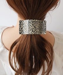 Jelly moo（ジェリームー）の「【 Jelly moo / ジェリームー 】 スクエア ボリューム ワイド ヘア クリップ（バレッタ/ヘアクリップ）」
