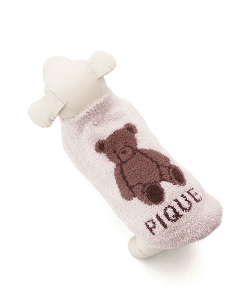 gelato pique（ジェラートピケ）の「【CAT&DOG】【販路限定商品】ベビモコベアジャガードプルオーバー（ペットウェア・レディース・クリーム/ブラウン・LARGE/MEDIUM/SMALL）」の6枚目の写真