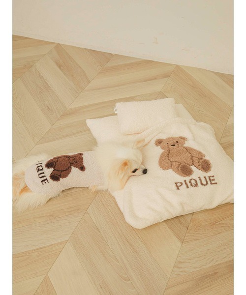 gelato pique（ジェラートピケ）の「【CAT&DOG】【販路限定商品】ベビモコベアジャガードプルオーバー（ペットウェア・レディース・クリーム/ブラウン・LARGE/MEDIUM/SMALL）」の18枚目の写真