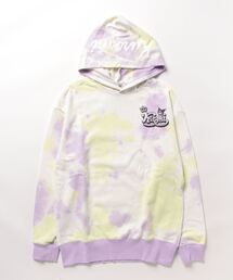 STONE  タイダイ風パーカー　パープル　M タイダイ」に該当するパーカー（パープル/紫色系）ファッション