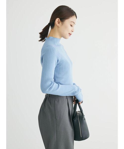 AJUGA.（アジュガ）の「■AJUGA.×GP ハイネックリブニット（ニット/セーター・レディース・アイボリー/サックスブルー・FREE）」の18枚目の写真
