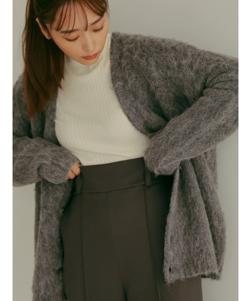 AJUGA.（アジュガ）の「■AJUGA.×GP ハイネックリブニット（ニット/セーター・レディース・アイボリー/サックスブルー・FREE）」の5枚目の写真