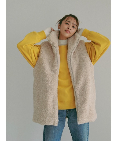 AJUGA.（アジュガ）の「■AJUGA.×GP ハイネックリブニット（ニット/セーター・レディース・アイボリー/サックスブルー・FREE）」の10枚目の写真