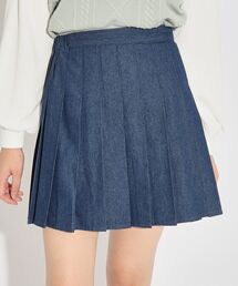 ◆【アジャスター付き】タックプリーツスカート