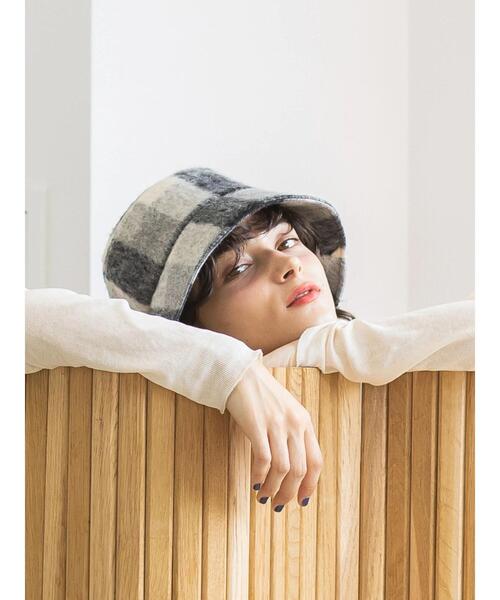 AMERICAN HOLIC（アメリカンホリック）の「シャギーチェックハット（ハット・レディース・ブルー/ブラック・FREE）」の10枚目の写真