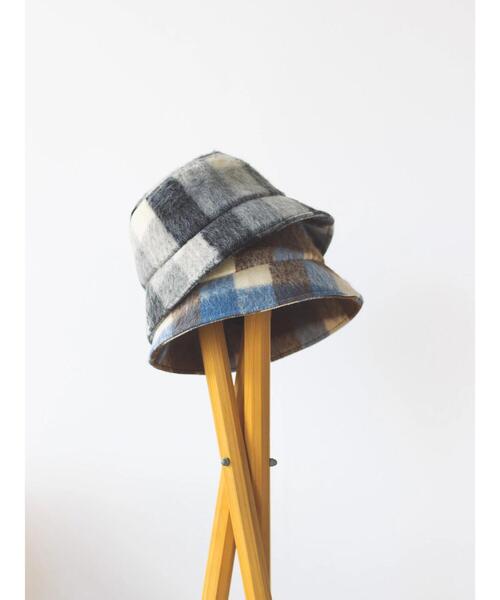 AMERICAN HOLIC（アメリカンホリック）の「シャギーチェックハット（ハット・レディース・ブルー/ブラック・FREE）」の11枚目の写真