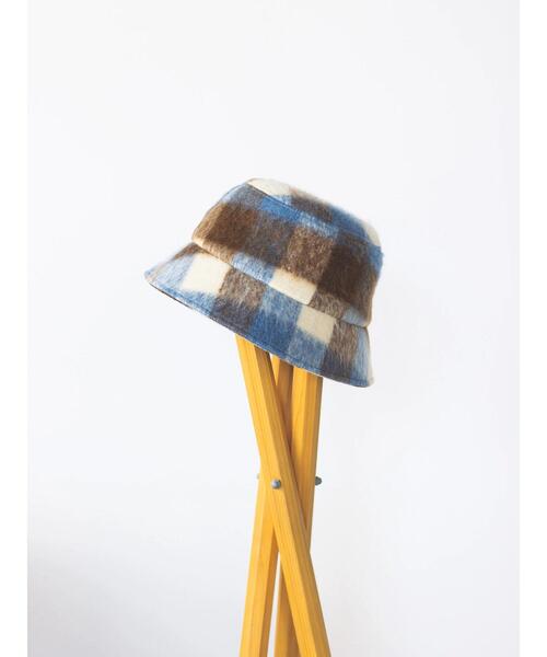 AMERICAN HOLIC（アメリカンホリック）の「シャギーチェックハット（ハット・レディース・ブルー/ブラック・FREE）」の13枚目の写真